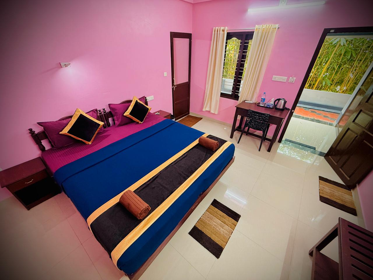 Peaceful guest room at Ayurdhara by Nakshatra